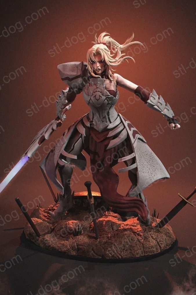 Fate/Grand Order中的莫德雷德(Mordred) 3D打印图纸